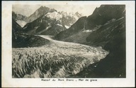 Massif du Mont Blanc. Mer de Glace - 1930