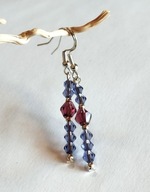 KOLCZYKI z KRYSZTAŁAMI SWAROVSKIEGO AB srebro 925