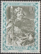 POLSKA - POCZET KRÓLÓW I KSIĄŻĄT - BOLESŁAW CHROBRY - 1987 - CZYSTY **