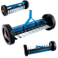 AERATOR WELTYKULATOR RĘCZNY OGODOWY OBROTOWY DO TRAWNIKA NA KÓŁKACH KOLCE