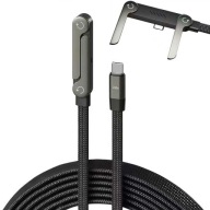 USB-C SZYBKIE ŁADOWANIE PRZEWÓD PD 240W QC 1.5M FUNKCJĄ STOJAKA NA TELEFON