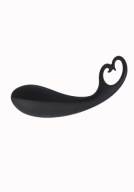 PLUG SILIKON MEDYCZNY GŁADKI ERGONOMICZNY ANALNY I WAGINALNY BLACK HEART