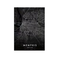 Plakat „Mapa Miasta” – Minimalistyczny Plakat Mapowy