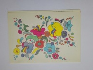 Stary telegram - Dekoracja kwiatowa