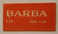 "BARBA" - STARA ŻYLETKA - "BARBA" - RZADKOŚĆ, RARYTAS