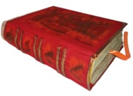 [nr 11] : A6 Mini Księga | 120k Notatnik czerwony |80g Rekwizyt |FaeryITEMS