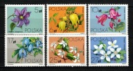 Polska / Fi. 2758-2763 ( Powojniki - Clematis ) czyste / 1984 r.