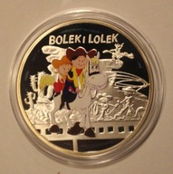 BOLEK i LOLEK 1 $ NIUE 2011 - BOHATEROWIE KRESKÓWEK + CERTYFIKAT, ŁADNA