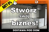 Przyczepa Gastronomiczna z wyposażniem 4.5 m całoroczna fast food INOX