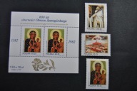Blok 119 Fi 2670 - 2672** - 600 lat Obrazu Jasnogórskiego z 1982r