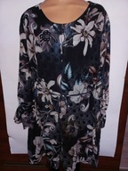 Sukienka szyfonowa Made in Italy 40 42 jak nowa