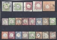 1872 DEUTSCHES REICH OD MI. 1 ZESTAW KAS, WYSOKA WARTOŚĆ