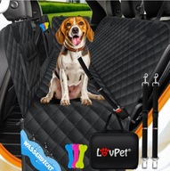 Mata do samochodu tkanina uniwersalny LOVPET czarny 133 cm x 45 cm