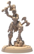 Chaos Barbarian of Destruction Barbarzyńca Wojownik D Pinup NSFW