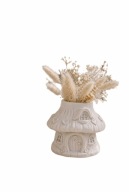 Domek dekoracyjny ozdoba wnętrza styl boho prezent 9 cm