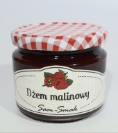 Dżem malinowy, domowy, 330 gram