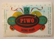 ETYKIETA - ZWIERZYNIEC - BROWAR W ZWIERZYŃCU - PIWO JASNE PEŁNE