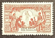 KOLONIE FRANCUSKIE - FR. WYBRZEŻE SOMALII Mi 140 ** - czysty - GABINET