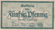 NOTGELD : NIEMCY - 50 pfg. 1918