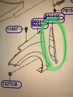 WYGŁUSZENIE BŁOTNIKA PRAWY PRZÓD HYUNDAI i30 GD 84126-A6000