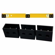 Uchwyty Naścienne na Poziomicę Stojaki na Poziomicę 3 segmenty