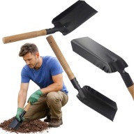 ŁOPATA MAŁA ŁOPATKA SZUFLA SZUFELKA METALOWA 37 DO OGRODU UNIWERSALNA WĘGLA