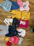 Paczka ubranek r 80/86 dla dziewczynki