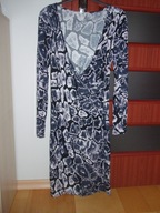Sukienka kopertowa w mazaje r. M