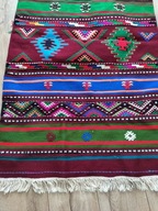 Unikatowy dywan makata kilim gobelin Cepelia ręcznie tkany Nowy 70-te