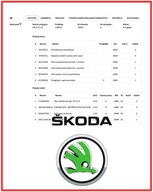 Historia serwisowa SKODA aso po numerze VIN uzyskaj Raport w 120 minut