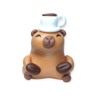 Kapibara z Kawą FIGURKA Z MODELINY