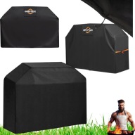 POKROWIEC NA GRILL OGRODOWY Z WENTYLACJĄ WODOODPORNY GREMEX 145x60x116 cm