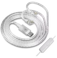 Przewód słuchawek KZ OFC, DAC USB C, 2-pinowy, akustyczny z mikrofonem