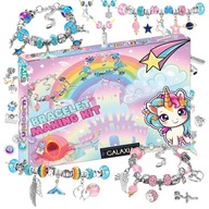 ZESTAW DO ROBIENIA BRANSOLETEK I NASZYJNIKÓW KORALIKI DIY GALAXIA