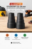 Adapter stożkowy 22-36 mm redukcja odkurzacz I elektronarzędzia