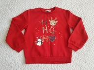 Cool Club bluza czerwona Ho-Ho nowa roz 134
