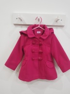 F&F różowy dziecięcy płaszcz płaszczyk dziewczęcy 86 - 92 cm