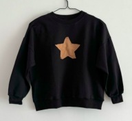 Bluza dla chłopca czarna, handmade, rozmiar 92/98 cm maybe4baby
