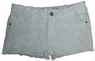DENIM SZORTY SPODENKI JEANS KORONKA BDB+