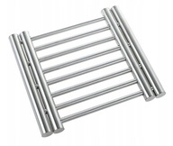 PODSTAWKA POD GARNKI PATELNIE ROZKŁADANA SREBRNA