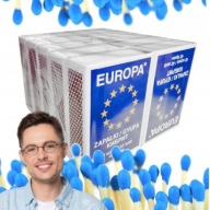 ZAPAŁKI 10 OPAKOWAŃ 420SZT ZESTAW BEZPIECZNE EUROPA NIEBIESKIE WYTRZYMAŁE