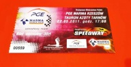 bilet żużel STAL Rzeszów - UNIA Tarnów 22.05.2011