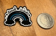 Pin przypinka tęcza „dead inside”