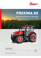 Zetor Proxima HS 100, 110, 120 - instrukcja obsługi ciągników PL (7. 2021)