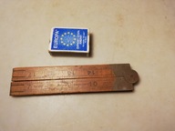 STARA ANGIELSKA MIARA METROWKA I CALÓWKA RABONE CHESTERMAN No. 1377