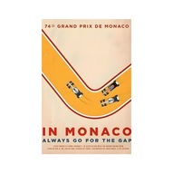 "Formula 1 Monaco" – Kultowy Plakat w Stylu Vintage