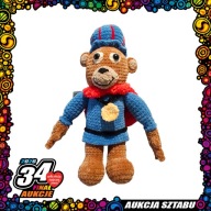 Maskotka zabawka Zummi Gummi z bajki GUMISIE handmade szydełko / UNIKAT !