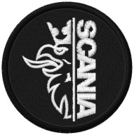 Termo Naszywka Scania Orzeł Ciężarówka Motoryzacja Haftowana Naprasowanka