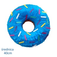 Piniata 3D Donut pączek 40cm. Konfetti gratis.