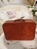 Walizka skórzana z czasów PRL